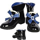 Furina Cosplay Shoes Furina Cosplay Boots Game Cosplay Shoes Halloween for Women Black