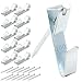 100 lb Picture Hangers Hooks with Nails - Heavy Duty Picture Hangers - 10 Pack