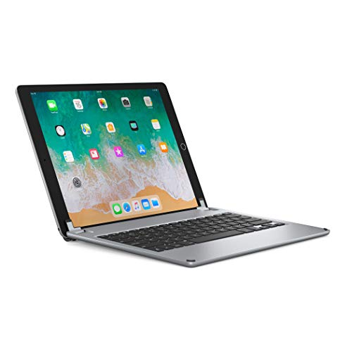 Brydge 12.9 Keyboard for iPad Pro 12.9 inch, Aluminum Bluetooth Keyboard with Backlit Keys (Space Gray) by Brydge - Used condition - CA$70.61