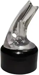 Bico Dosador para Azeite e Vinagre, 30mm, Compatível com Garrafas Borges, Hemmer e Outras Marcas, Preto