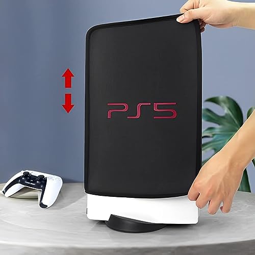 Image of TCOS TECH PS5 Dust Cover Dust Proof Cover Dust Anti Dust Case Mesh Jack Stopper for PlayStation 5 Console Digital Edition & Disc Edition
