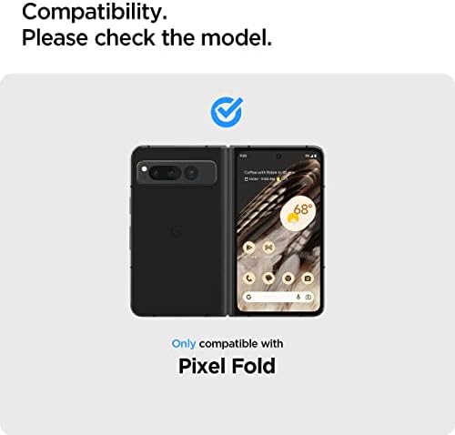 Spigen Tempered Glass Screen Protector [GlasTR EZ FIT] designed for Pixel Fold [2 Pack]