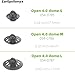 Phonak Hearing Aid Domes,20 pcs Phonak Open Hearing Aid Domes Medium Size (0.35 Inch=9mm)