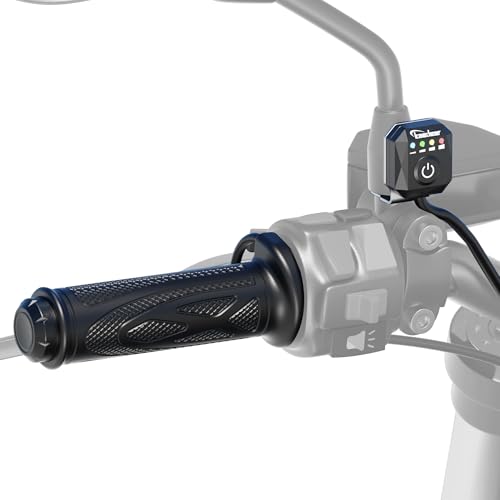 Kaedear(カエディア) グリップヒーター 汎用 ハンドル 防寒 標準 バイク グリップ 径 22.2mm 長さ 115/120/125/130mm 長さ調整 12V 20～40W マルチタイプ KDR-GH3S (セパレート)