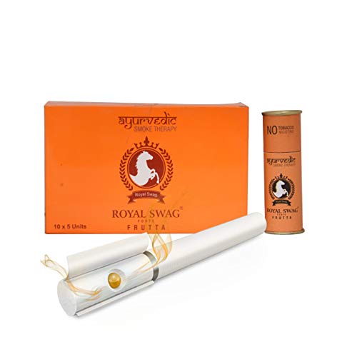 Royal Swag Herbal Cigarette FRUTTA 100% No Nicotine & No Tobacco 10/Pack
