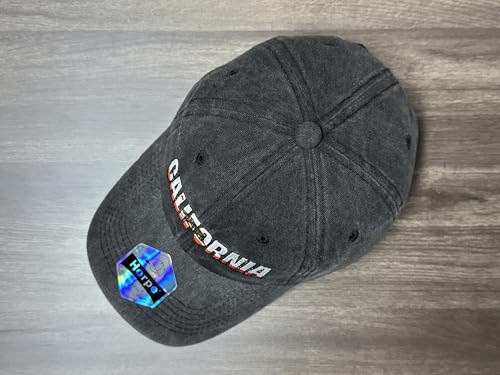Image of California Bear Republic Baseball Cap for Men and Women | California Pride, Classic Baseball Cap Design, Detailed Embroidered Finish, Comfortable Adjustable Fit