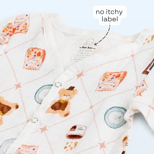 Image of The Boo Boo Club Kid'S 100% Muslin Organic Cotton Printed Button Shirt and Short Set | Half Sleeve Shirt | Summerwear Set | Kids Cothing Wear Set