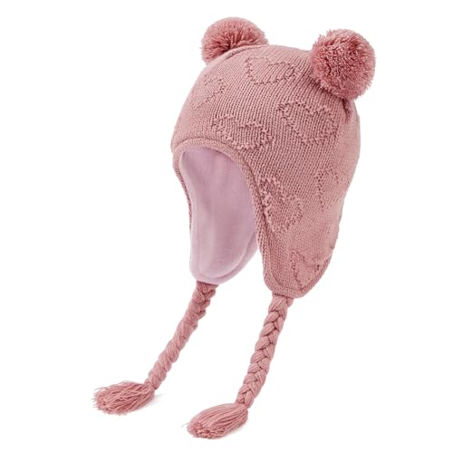 Durio Baby Wintermütze Strickmütze – Unisex Baby Mütze Mädchen Kinder...