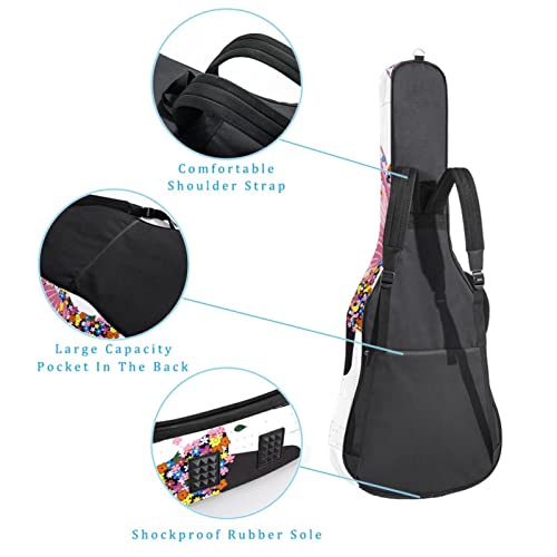 Housse de protection rembourrée pour guitare classique acoustique Motif hippopotame Bleu, Multicolore 07, 42.9×16.9×4.7… - Les Beatles, Paul McCartney, John Lennon, RIngo Starr, George Harrison Housse de protection rembourrée pour guitare classique acoustique Motif hippopotame Bleu, Multicolore 07, 42.9x16.9x4.7… – Image 4
