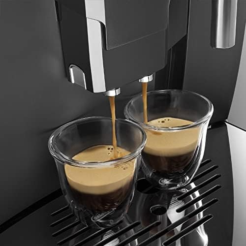Coffee Machine, Automatic Cappuccino Espresso -In Milk Frother pressure Maker Household Commercial coffee machine BY PPLL (Color : BLACK, Plug Type : US)