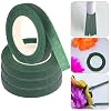 Gatuida 4pcs Green Floral Stem Wrapping Tape for Florists and DIY Flower Bouquet Arrangements Water-Resistant Floral Tape for Crafting and Stem Fixing in Supplies #4