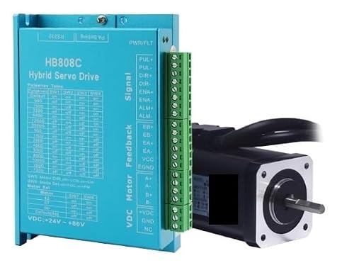 2RD58I8PM Stepper Motor Driver 42 Hybrid Closed-Loop 0.55nm .7nm Servo HBS57/ HB808C 2-Phase Nema 17(0.7nm Motor Hbs57s)