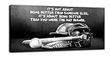Tourrest Baseball Large Wall Art 30x60 inch Sports Motivational Poster Black and White Baseball Canvas Prints Painting Framed Artwork for Living Room Boy's Room Bedroom