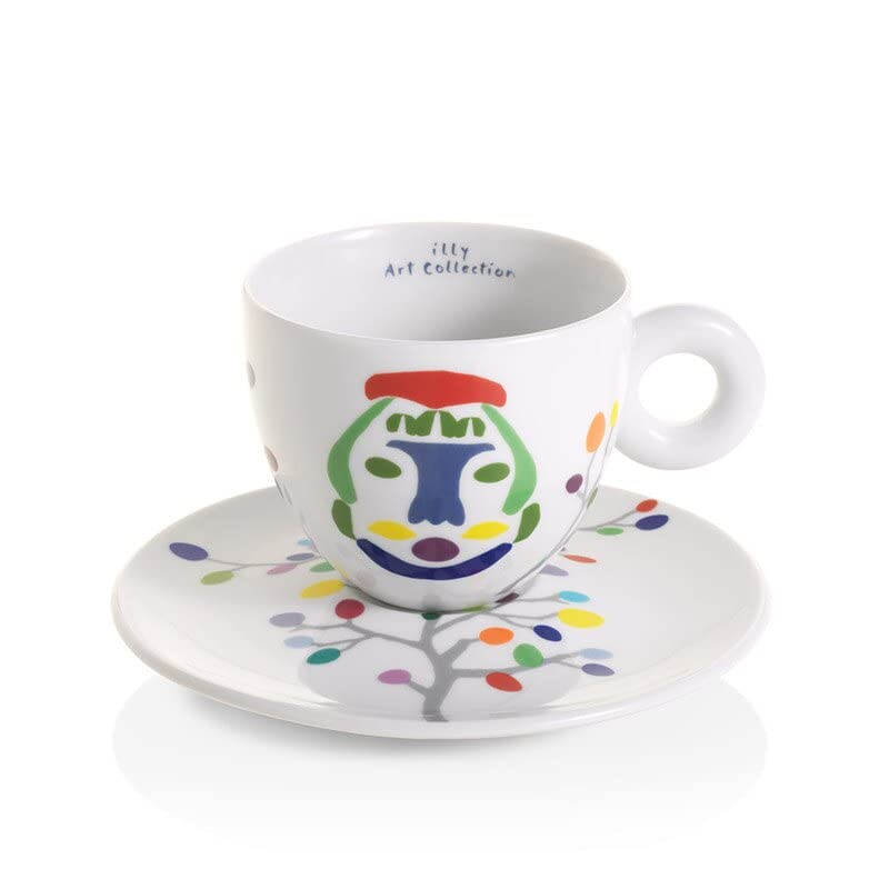 illy Art Collection Pascale Marthine Tayou 6 Cappuccino-Tassen nummeriert signiert