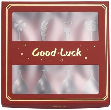 Silverware Set, 4/16/24/32/40/48 Pieces 304 Stainless Steel Spoons Love Flower Coffee Spoon Gift Box Wedding Gifts (Color : Black, Size : 10Set-40Pcs)