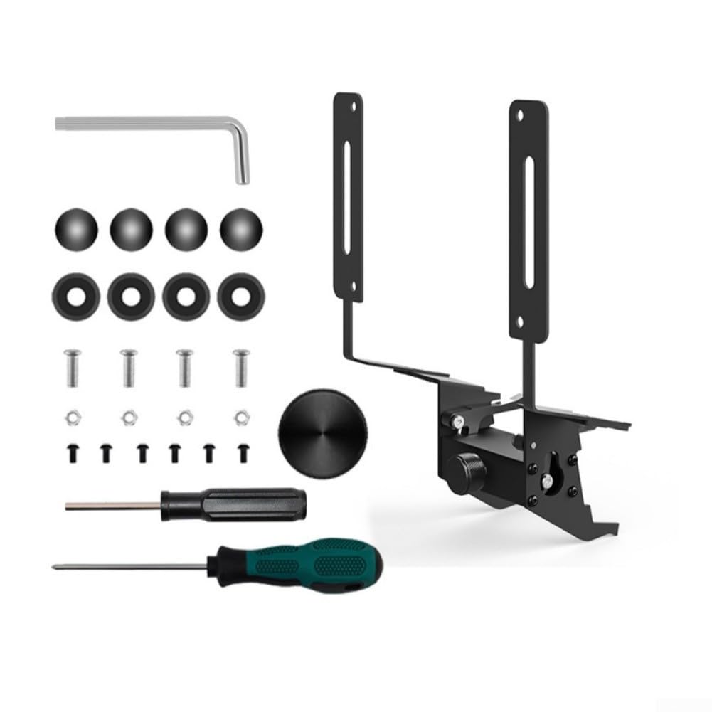 para soporte Matrícula Bloqueable Aluminio Aeroespacial Negro