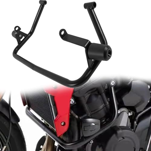 Pare-chocs route Triumph Trident 660 2021-2022 protection moteur tubulaire noire antichoc