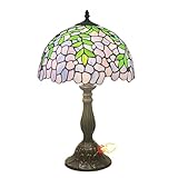 2. Lampe de table en vitrail : Abat-jour en véritable vitrail, artisanat fait main qui ne se décolore pas, le vitrail fait de la lampe Tiffany l'une des lampes les plus magnifiques du marché. Ce n'est pas seulement un objet de décoration pour la maison, mais peut également être conservé comme objet de collection.