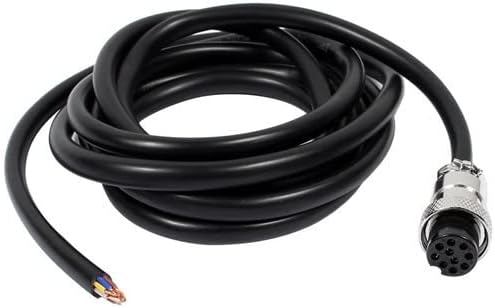 10pcs GX16 10 Pin Female Electrical Cable Aviation Plug Cable 1M