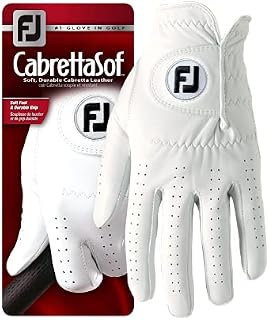 Footjoy CabrettaSof Golf Glove,White,XL