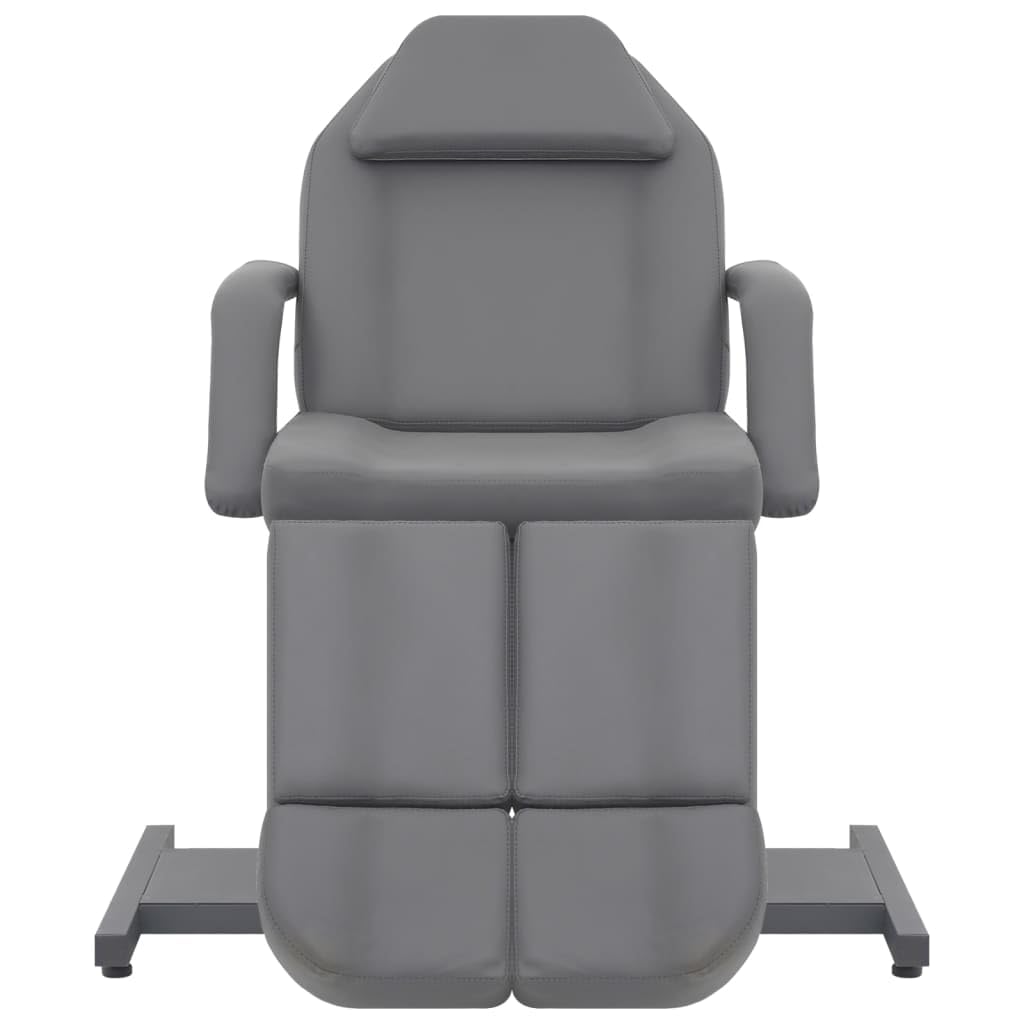 CHARMMA Treatment Chair Grey Faux Leather (100% PVC),Iron Large,Massage Chairs-110269