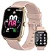 Smart Watch for Women Men (Answer/Make Calls), 1.95" Curved Screen Fitness Watch, 110+ Sports Modes, 24H Heart Rate Sleep Monitor Smartwatch, IP68 Waterproof Sports Watch for iOS/Android, Pink