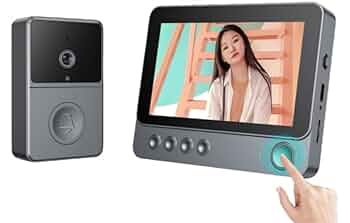 ２K ビデオドアベル　スマートインターホン Amazon.co.jp: zmart Tuya ビデオドアベル ワイヤレス HD カメラ