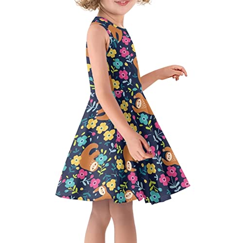 Renewold Summer Girls Casual Dresses Girls Dresses Girls Sleeveless Dresses Girls Swing Twirl Dress3