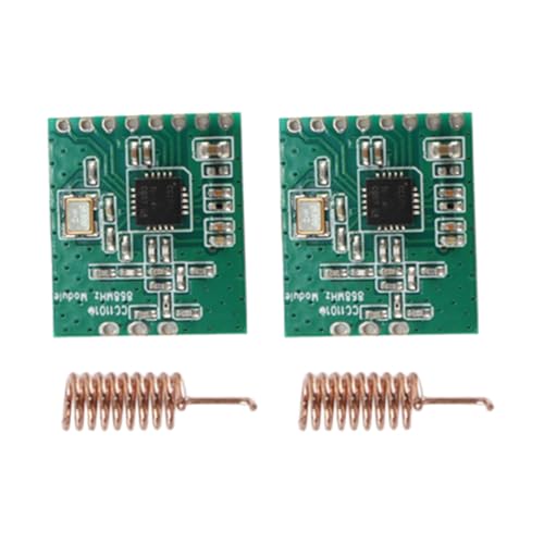 Fasizi CC1101-Modul, 868 MHz, Funkmodul, HF-Kommunikationsmodul für automatische Zählerablesung, Fernsteuerung, Fernerkundungsmessung (2 Stück)