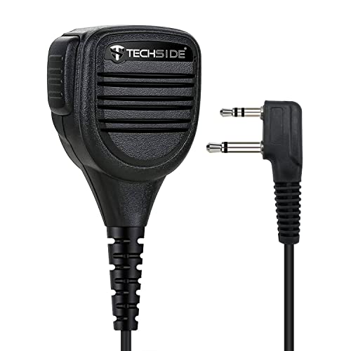 Microfono Auricolare TechSide Per Radio Midland - Doppio Cavo Spirale 2 Pin, Compatibile G7 Pro G8 G9 XT30 XT50 XT70 - Foto 11