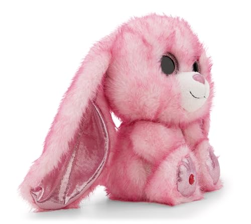 NICI Glubschis przytulanka królik Flommi-Fun, miękki pluszak do przytulania i zabawy, dla dzieci i dorosłych, świetny pomysł na prezent, 25 cm, biała - 63038