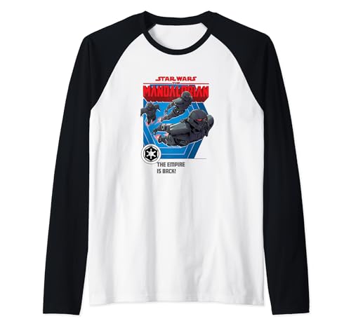 T-shirt Star Wars imprimé chasseur de primes manches raglan