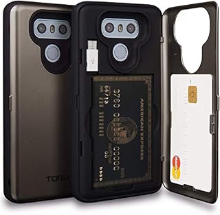 TORU CX PRO LG G6 Wallet Case with Hidden ID Slot Credit Card