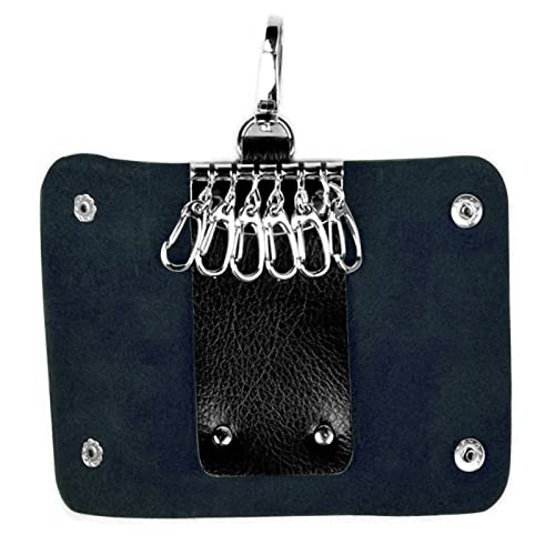 Exquisito Llavero De Cuero Genuino Estuche Para Llaves De Cuero Real Estuches Llaves De Coche Colgar Llaves Funda De Piel Para Llaves Llavero Estuche Para Llaves PequeñO De Cuero Genuino Para Familia Cover