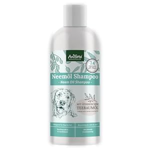 AniForte Vegetable Neem Oil Shampoo, 500 ml, Perfume-Free Dog Shampoo, Natural Product with a vegetable basis for Dogs, Skin-friendly, Nourishing and Easy to comb, Pleasant Odour