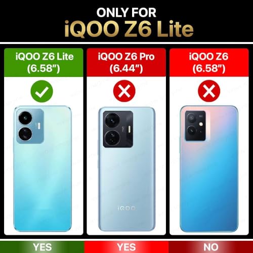 Image of KC Back Cover for iQOO Z6 Lite 5G & Vivo Y77 5G - 3D Curly Wave Dry Fixed Non Moving Glitter Bear Pendant Bracelet Shockproof Soft Silicone Camera Protection case (Transparent)