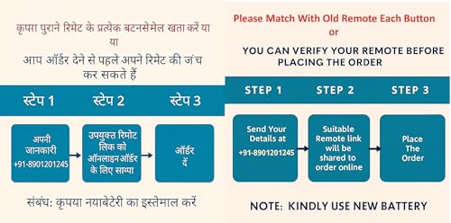 Image of Compatible with Carrier Ac Remote | Model -WL-12-CM | Suitable for 1 | 1.2 | 1.3 | 1.5 | 1.8 | 2 | 2.2 | 2.5 | 3 Ton Split and Window Air Conditioner | Match Exactly with Old Model