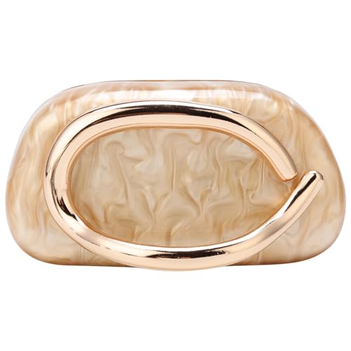 YYW Acrylic Clutch Purses for Women Wedding : Multicolor Evening Crossbody Bag Marbling Handbags with Detachable Chain2