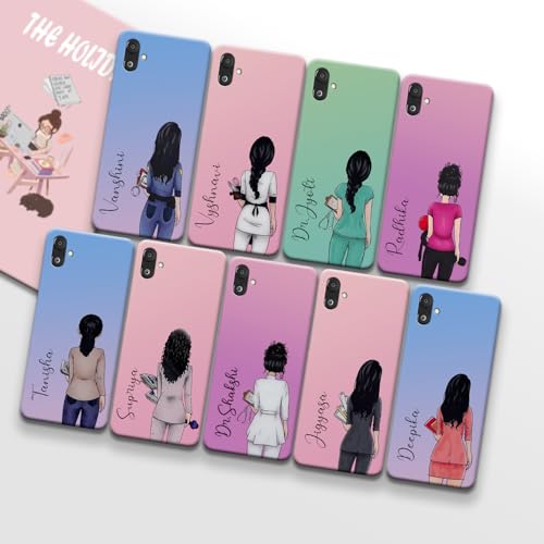 Image of COLORflow Back Cover Compatible with Samsung Galaxy F14 5G | Professional Girl Color Customized Back Cover Compatible with Samsung Galaxy F14 5G