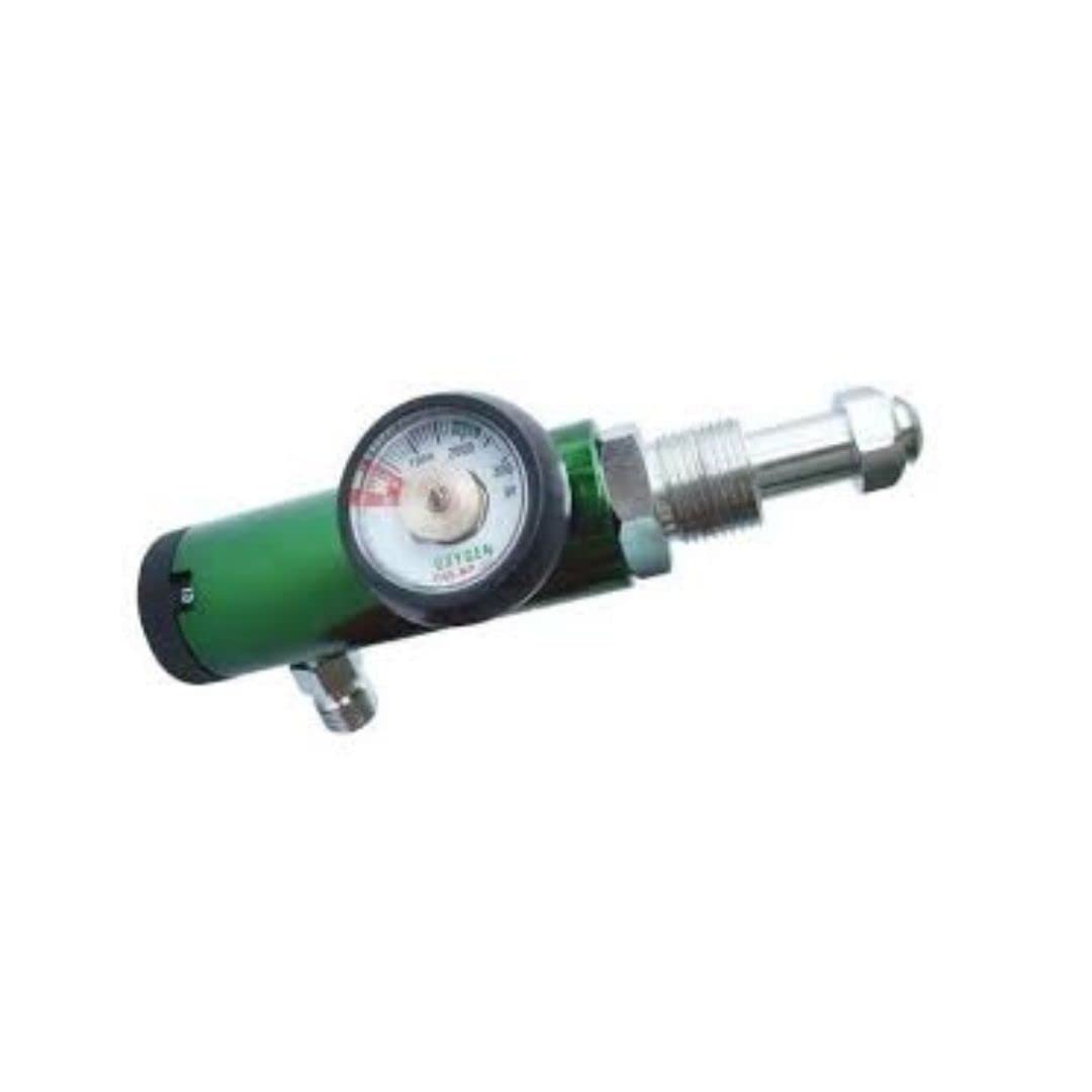 Bullnose Oxygen Regulator with Humidifier Bottle and Spanner for B and D Types Cylinders 1