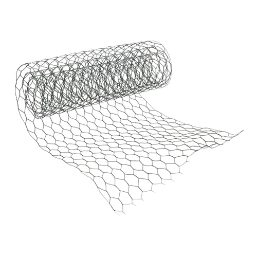 NUOBESTY Malla Metálica Resistente para Gallinero y Jardín Alambre de Pollo Recubierto Verde Malla para Huerto y Aves Grosor Fácil de Instalar y Duradera