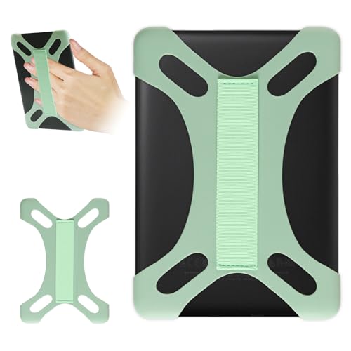 HoYiXi Universal Handgurt für 6-7 Zoll Kindle eReader, Kompatibler Kobo/Pocketbook/Tolino/Sony/Paperwhite/Nook eReader, für 6', 6,8', 7 'eReader mit hoher Elastizität Handgurt, Grün