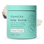 frank body Glycolic Acid Body Scrub | Fights KP & Breakouts, Spots & Tighten Pores | Reduces Acne with Niacinamide & Soothes with Witch Hazel | Glycolic Acid & Pumice | 8.82 oz | Pack of 1