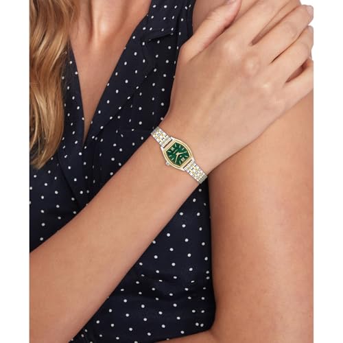 Image of Tommy Hilfiger Norah with Emerald Green Dial Gold Stainless Steel Strap Watch for Women - TH1782907