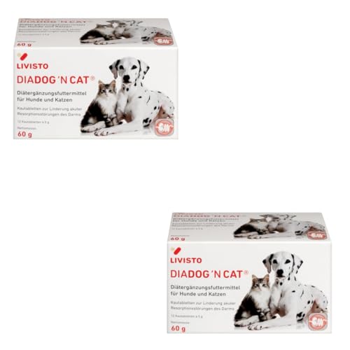 Livisto DiaDog`N Cat Kautabletten Doppelpack