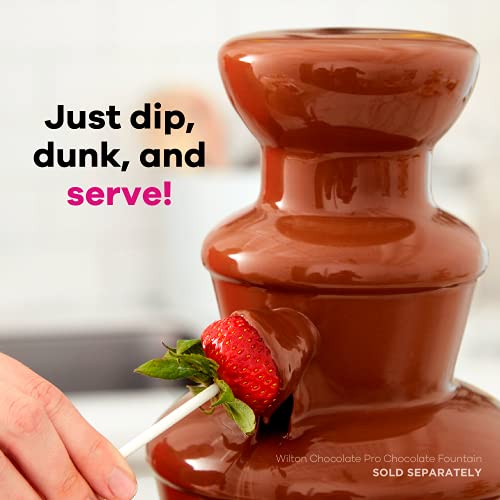 image for Wilton Chocolate Pro Melting Wafers for Dessert Fountain and Fondue wi