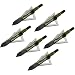 Muzzy 225 Bowhunting 100 Grain, 3 Blade Broadhead, 1-3/16" Cutting Diameter, 6 Pack