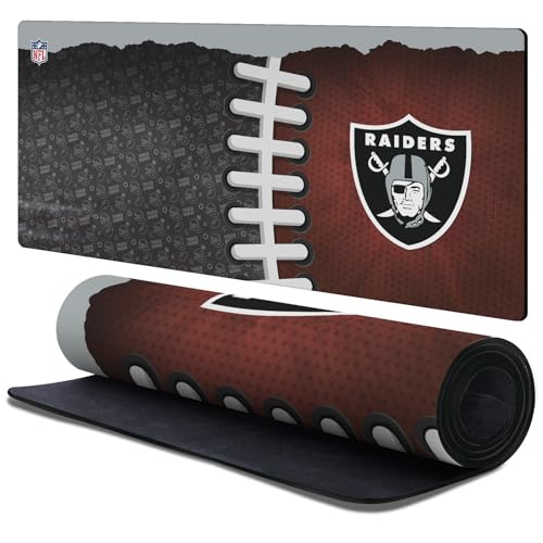 Tapis de souris Las Vegas Raiders XL 90x40cm tapis de bureau gaming NFL
