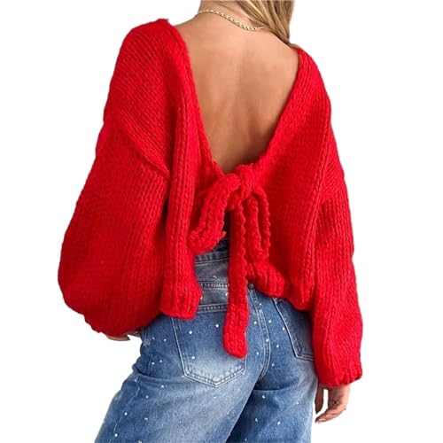 Knitted Cardigan Sweater 2025 Autumn Winter Long Sleeve Solid Lace Up Top Knitwear Female Outerwear Jacket