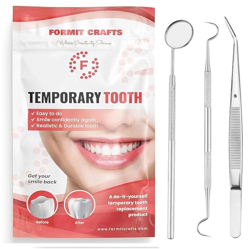 Thermoplastic Beads 40 Grams for Teeth Repair Plus Dental Tools–for DIY Tooth Filling – Moldable Thermal Beads for Teeth Repair – Ideal for Chipped, Cracked Teeth – Realistic and Durable